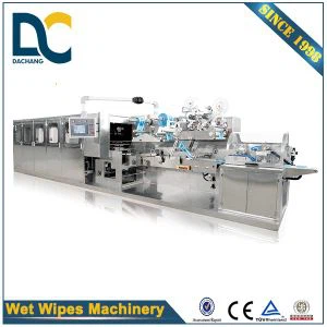 DC-2070B Full Automatic High Speed Half Fold Type Máquina de tecido molhado 5-30pcs