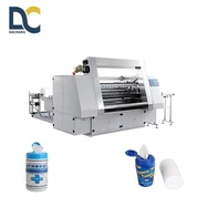 Máquina para fabricar lenços umedecidos tipo rolo